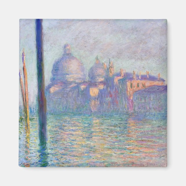 Claude Monet - Grand Canal, Venedig Magnet (Framsidan)