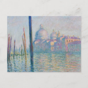 Claude Monet Grand Canal Venice Italien Travel Helg Vykort