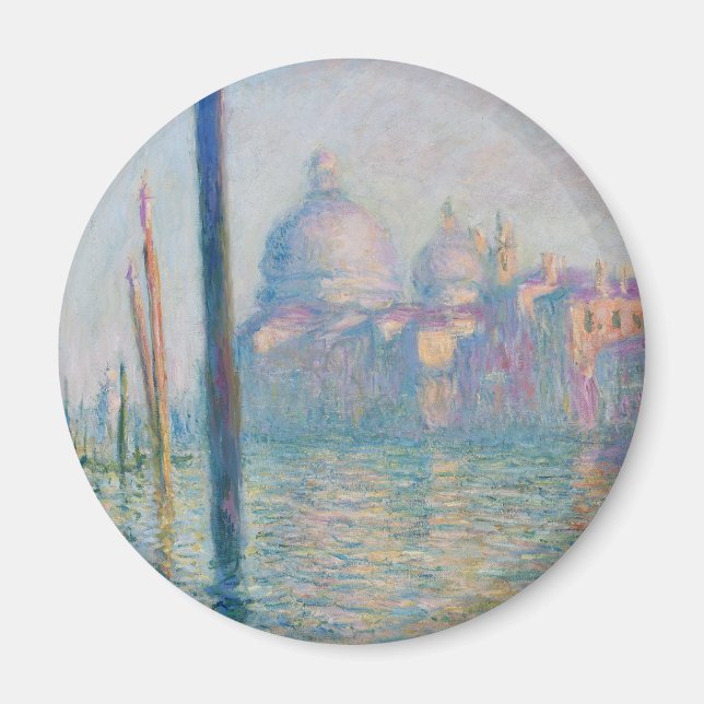 Claude Monet Grand Canal Venice Italien Travel Magnet (Framsidan)