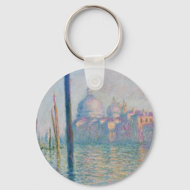 Claude Monet Grand Canal Venice Italien Travel Nyckelring (Framsida)
