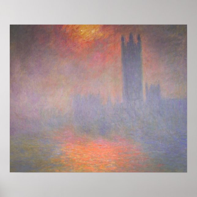 Claude Monet Grand Canal Venice Italien Travel Poster (Framsidan)