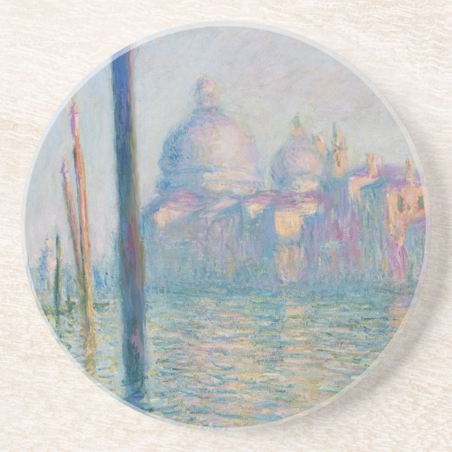 Claude Monet Grand Canal Venice Italien Travel Underlägg (Framsidan)