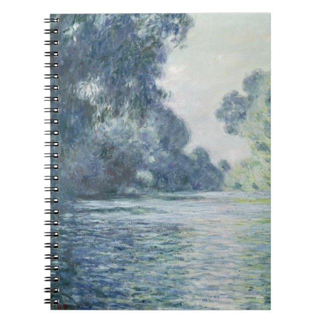 Claude Monet | gren av Seinen nära Giverny Anteckningsbok (Framsidan)