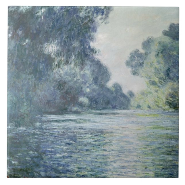 Claude Monet | gren av Seinen nära Giverny Kakelplatta (Framsidan)