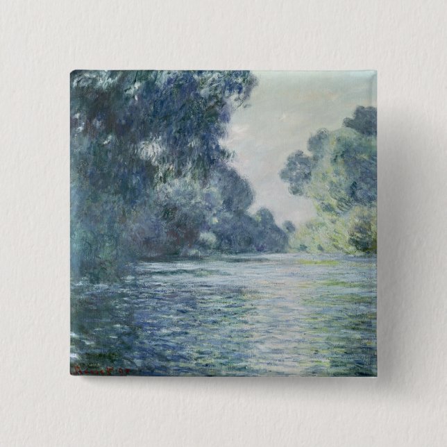 Claude Monet | gren av Seinen nära Giverny Knapp (Framsida)