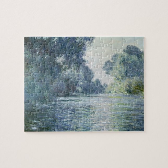 Claude Monet | gren av Seinen nära Giverny Pussel (Horisontell)
