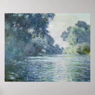Claude Monet   Gren i Seine nära Giverny Poster