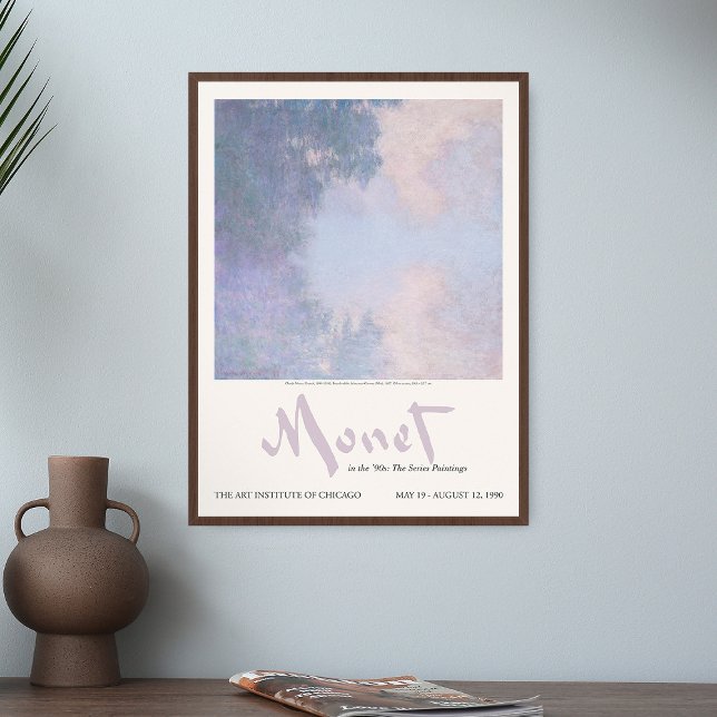 Claude Monet Gren Seine nära Giverny 1897 Art. Poster (Skapare uppladdad)