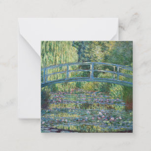 Claude Monet - Grönt Harmony Anteckningskort