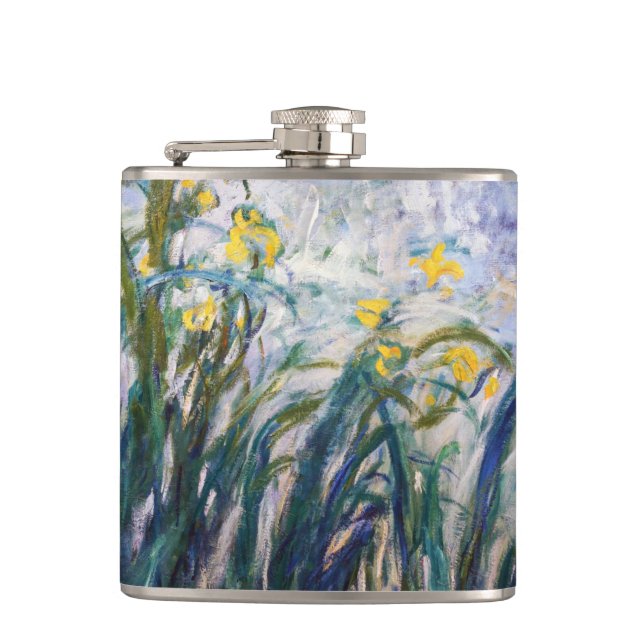 Claude Monet - Gula och lila iris Fickplunta (Framsidan)
