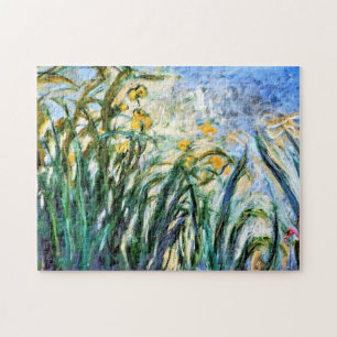 Claude Monet Gult Irises och Malva 19 Pussel