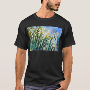 Claude Monet Gult Irises och Malva 19 T Shirt