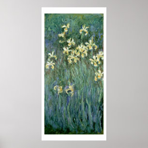 Claude Monet Gult Irises Poster