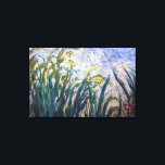 Claude Monet - Gult och Lila Irises Canvastryck<br><div class="desc">Gult och Lila Irises/Iris jaunes et mauves - Claude Monet,  Oil on Canvas,  1924-1925</div>