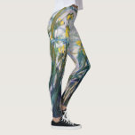 Claude Monet - Gult och Lila Irises Leggings<br><div class="desc">Gult och Lila Irises/Iris jaunes et mauves - Claude Monet,  Oil on Canvas,  1924-1925</div>