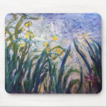 Claude Monet - Gult och Lila Irises Musmatta<br><div class="desc">Gult och Lila Irises/Iris jaunes et mauves - Claude Monet,  Oil on Canvas,  1924-1925</div>