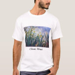 Claude Monet - Gult och Lila Irises T Shirt<br><div class="desc">Gult och Lila Irises/Iris jaunes et mauves - Claude Monet,  Oil on Canvas,  1924-1925</div>