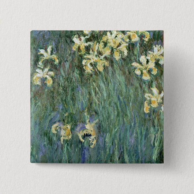 Claude Monet | gultirisesna Knapp (Framsida)