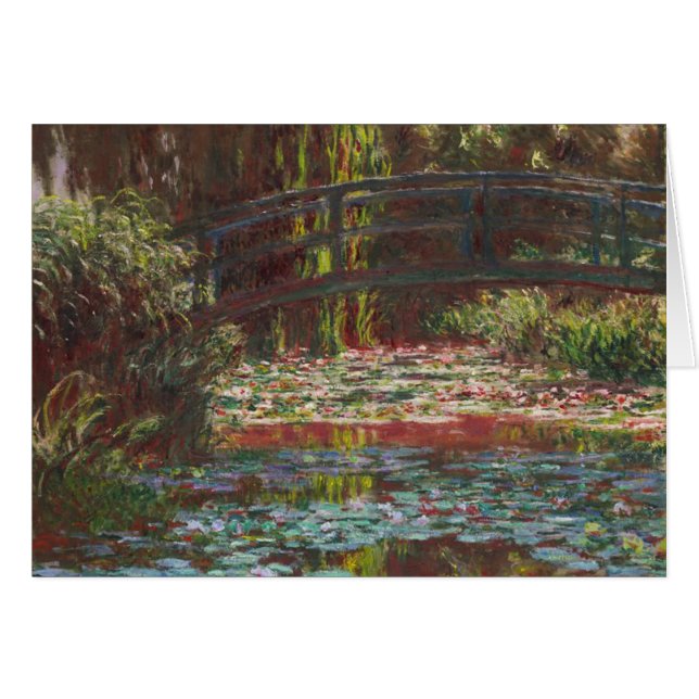 Claude Monet Hälsningskort (Framsidan Horizontal)