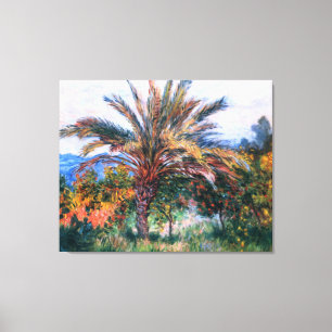 Claude Monet: Handflatan Träd vid Bordighera Canvastryck