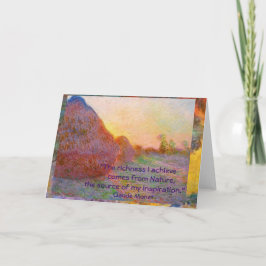 Claude Monet Haystacks Kort