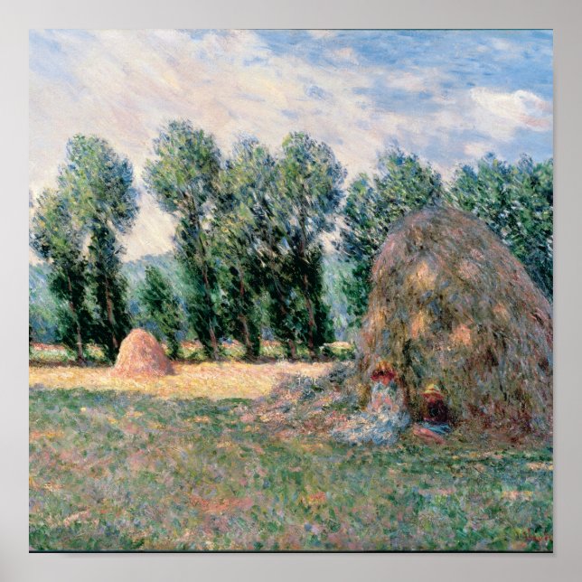 Claude Monet - Haystacks Poster (Framsidan)