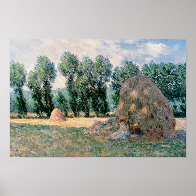 Claude Monet - Haystacks Poster (Framsidan)