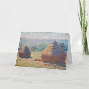 Claude Monet - Haystacks, slutet av sommaren Kort