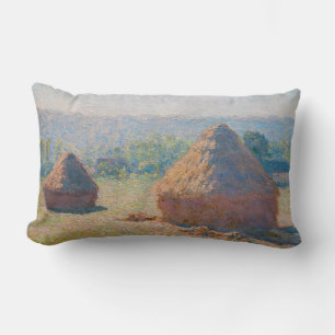 Claude Monet - Haystacks, slutet av sommaren Lumbarkudde
