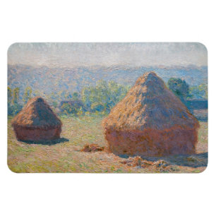 Claude Monet - Haystacks, slutet av sommaren Magnet