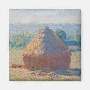 Claude Monet - Haystacks, slutet av sommaren Magnet