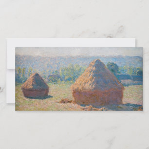 Claude Monet - Haystacks, slutet av sommaren Tack Kort