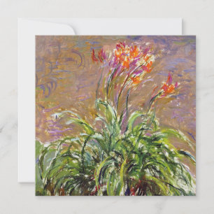 Claude Monet - Hemerocallis Inbjudningar