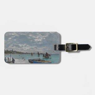 Claude Monet Himmel Clouds Boats Fraktas Sea Ocean Bagagebricka