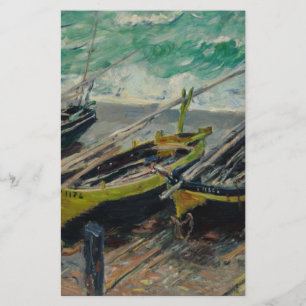 Claude Monet himmel fördunklar hav för fartygfrakt Brevpapper