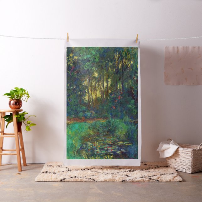 Claude Monet - Hörn av en damm med näckrosor Tyg (In Situ)