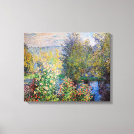 Claude Monet - Hörn av trädgården vid Montgeron Canvastryck