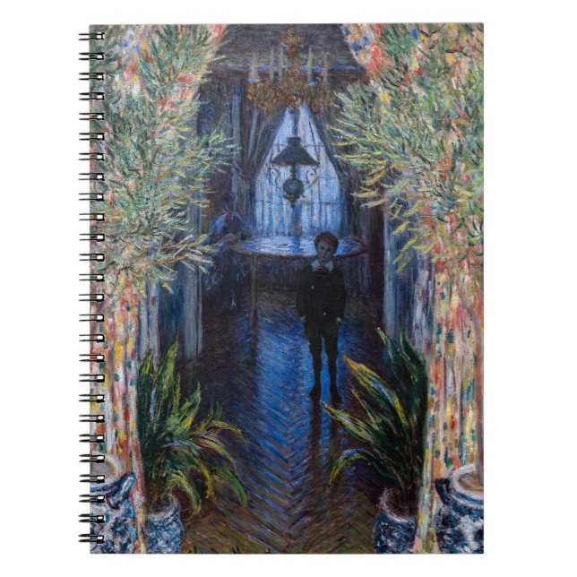 Claude Monet - hörnet av Apartment Anteckningsbok (Framsidan)