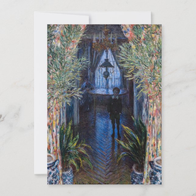 Claude Monet - hörnet av Apartment Inbjudningar (Framsida)