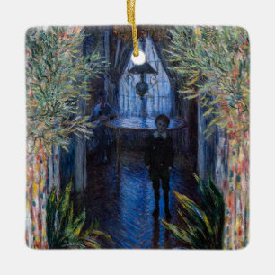 Claude Monet - hörnet av Apartment Julgransprydnad Keramik
