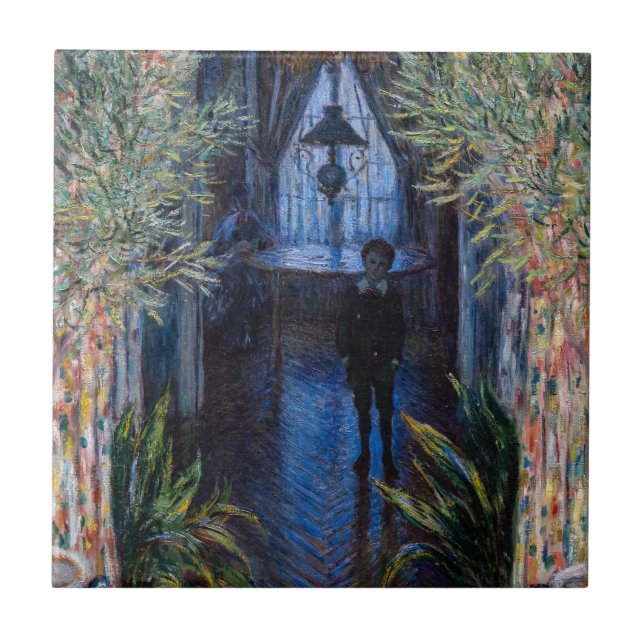 Claude Monet - hörnet av Apartment Kakelplatta (Framsidan)