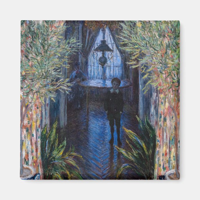 Claude Monet - hörnet av Apartment Magnet (Framsidan)