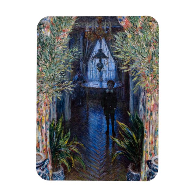 Claude Monet - hörnet av Apartment Magnet (Vertikal)