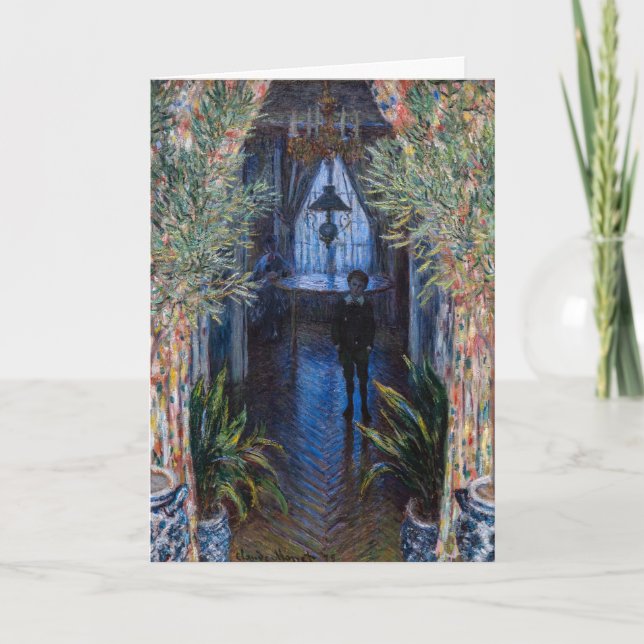 Claude Monet - hörnet av departementet Kort (Framsida)