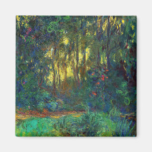 Claude Monet - Hörnet av en damm med näckrosor Magnet