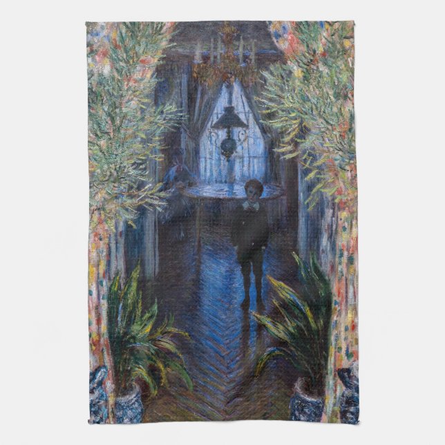 Claude Monet - Hörnet av lägenheten Kökshandduk (Vertikal)
