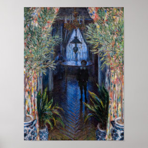 Claude Monet - Hörnet av lägenheten Poster