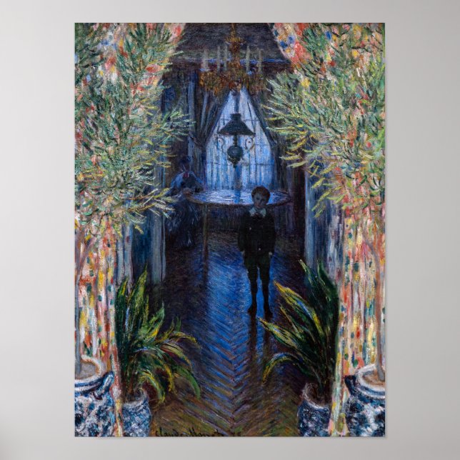 Claude Monet - Hörnet av lägenheten Poster (Framsidan)