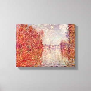 Claude Monet - höst i Argenteuil Canvastryck