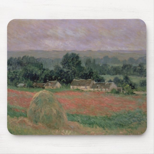 Claude Monet | höstack på Giverny, 1886 Musmatta (Framsidan)